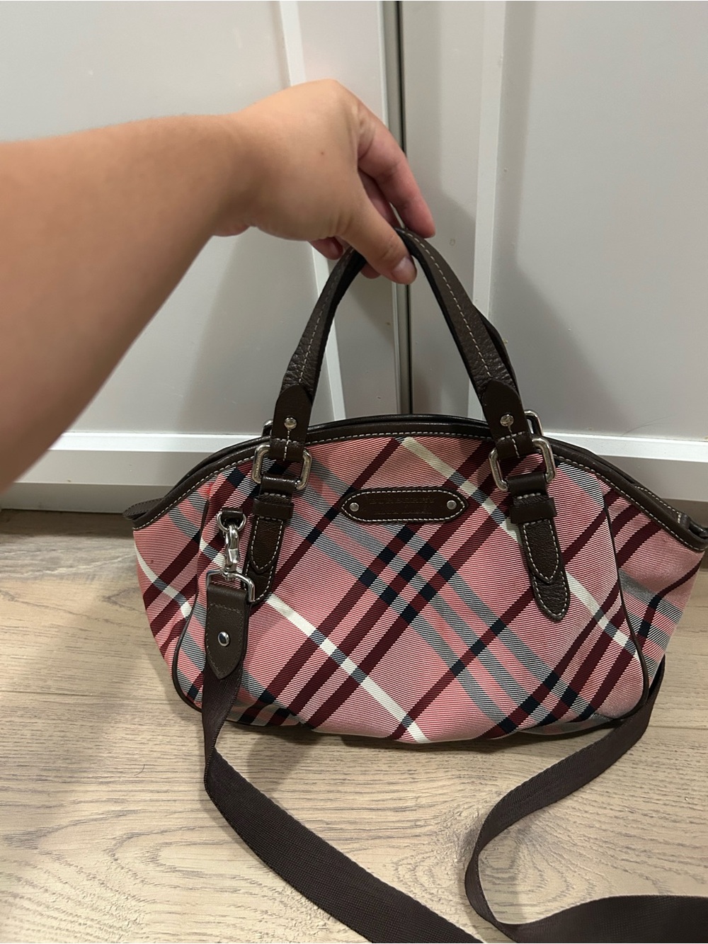 Authentic Burberry Blue Label Dumpling Bag